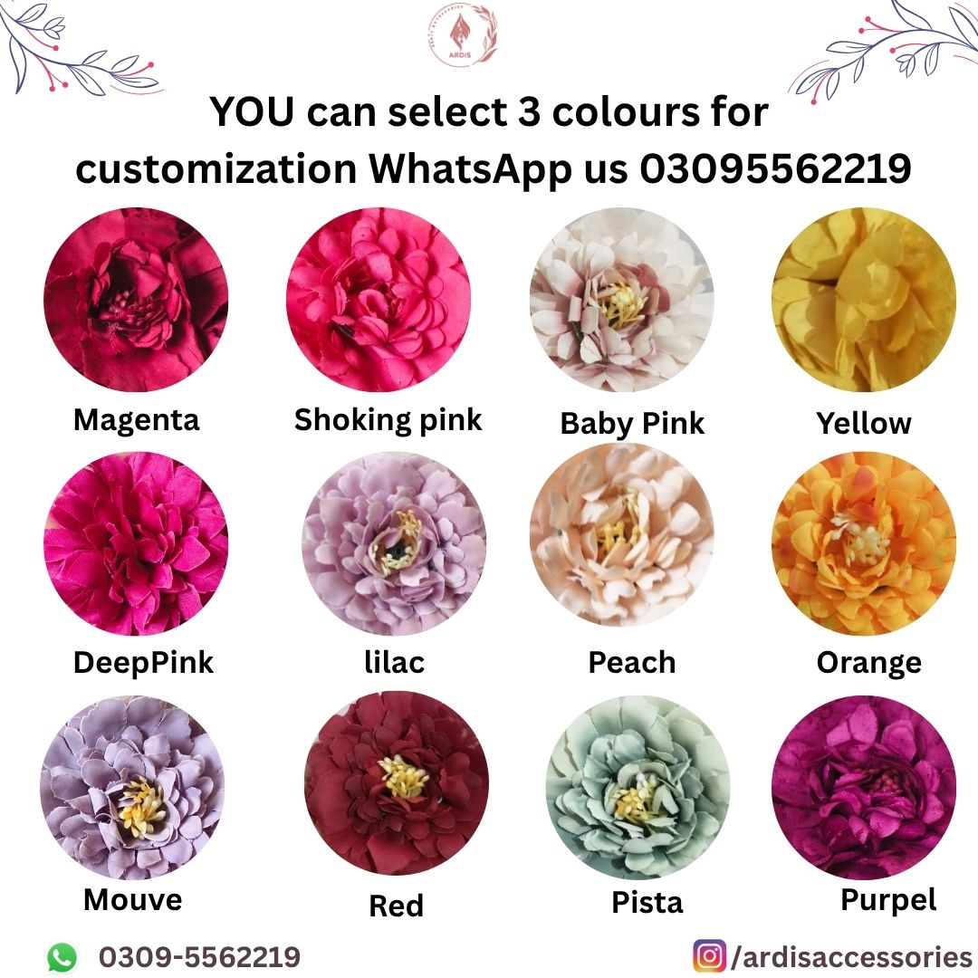 Gul Rang Gajray Pair - 12 Colors