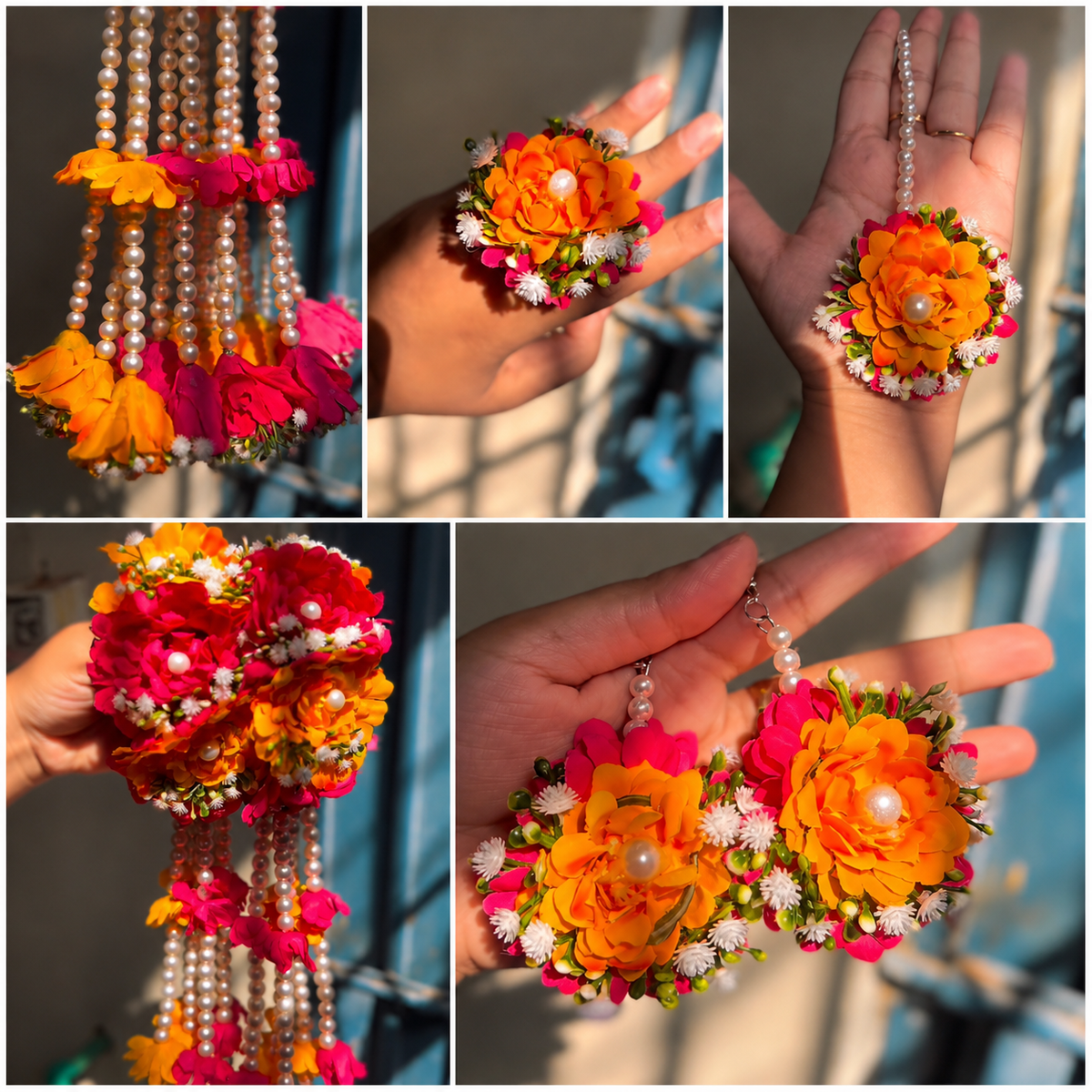 Multi Heavy Mehndi Mayoun Set - 12 Colors