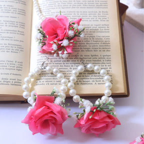 Roses Earings and bindhi - 8 Colors