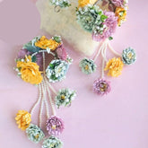 Multi Heavy Latkan Gajray  Pair - 13 Colours