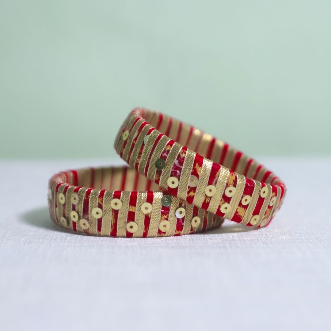 Gota Sitari Bangles - 8 Colors