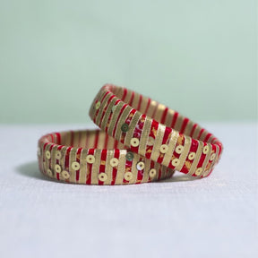 Gota Sitari Bangles - 8 Colors