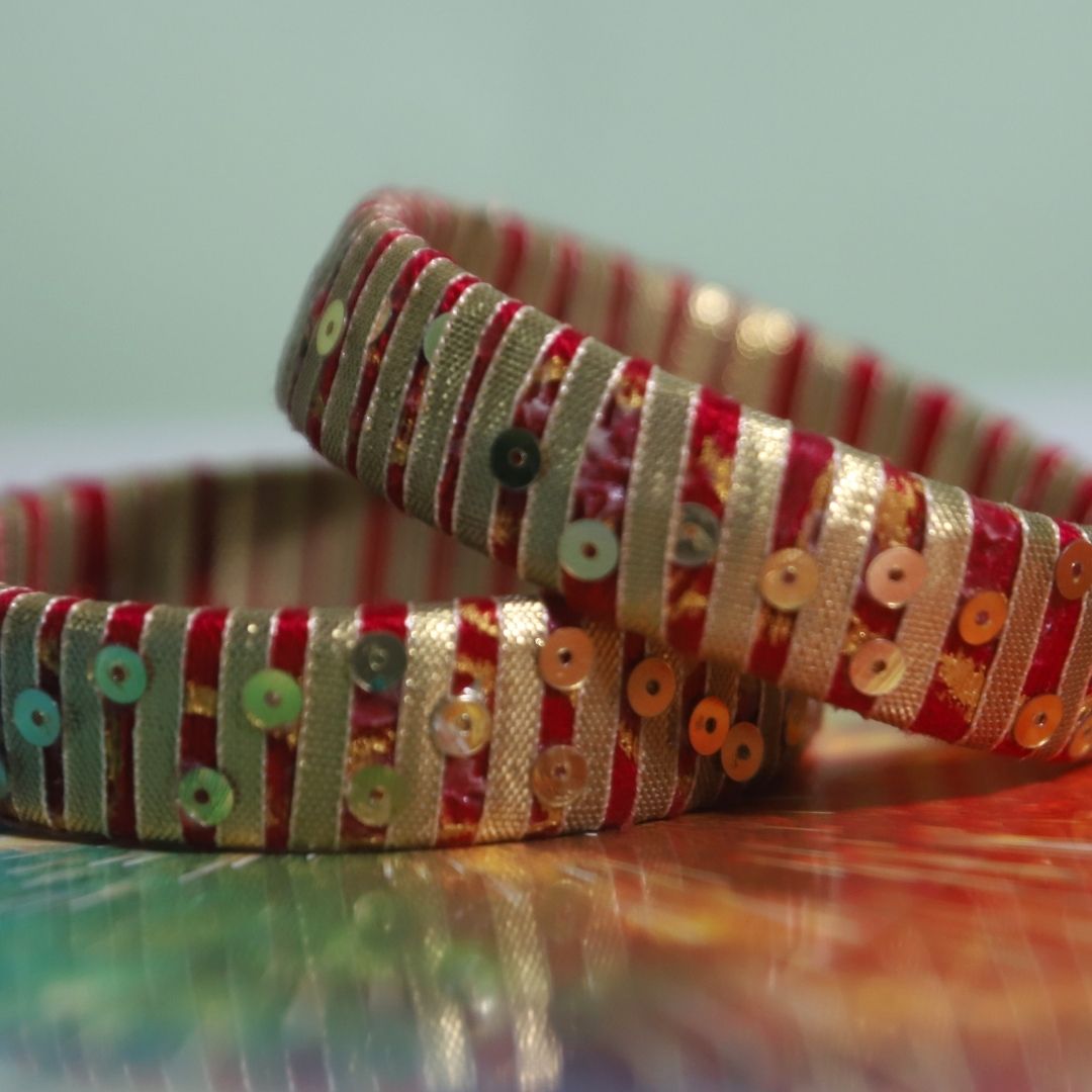 Gota Sitari Bangles - 8 Colors