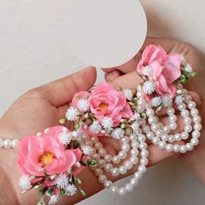 Pearl Drop Earings Bindhi- 13 Colours