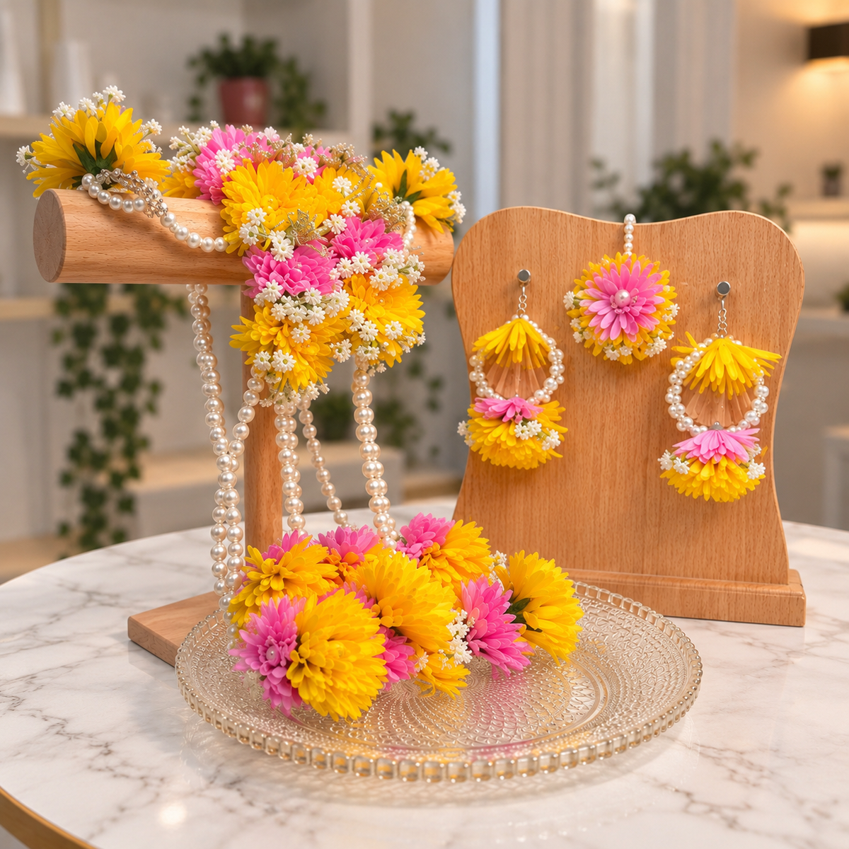 Marigold Blush Set attach rings