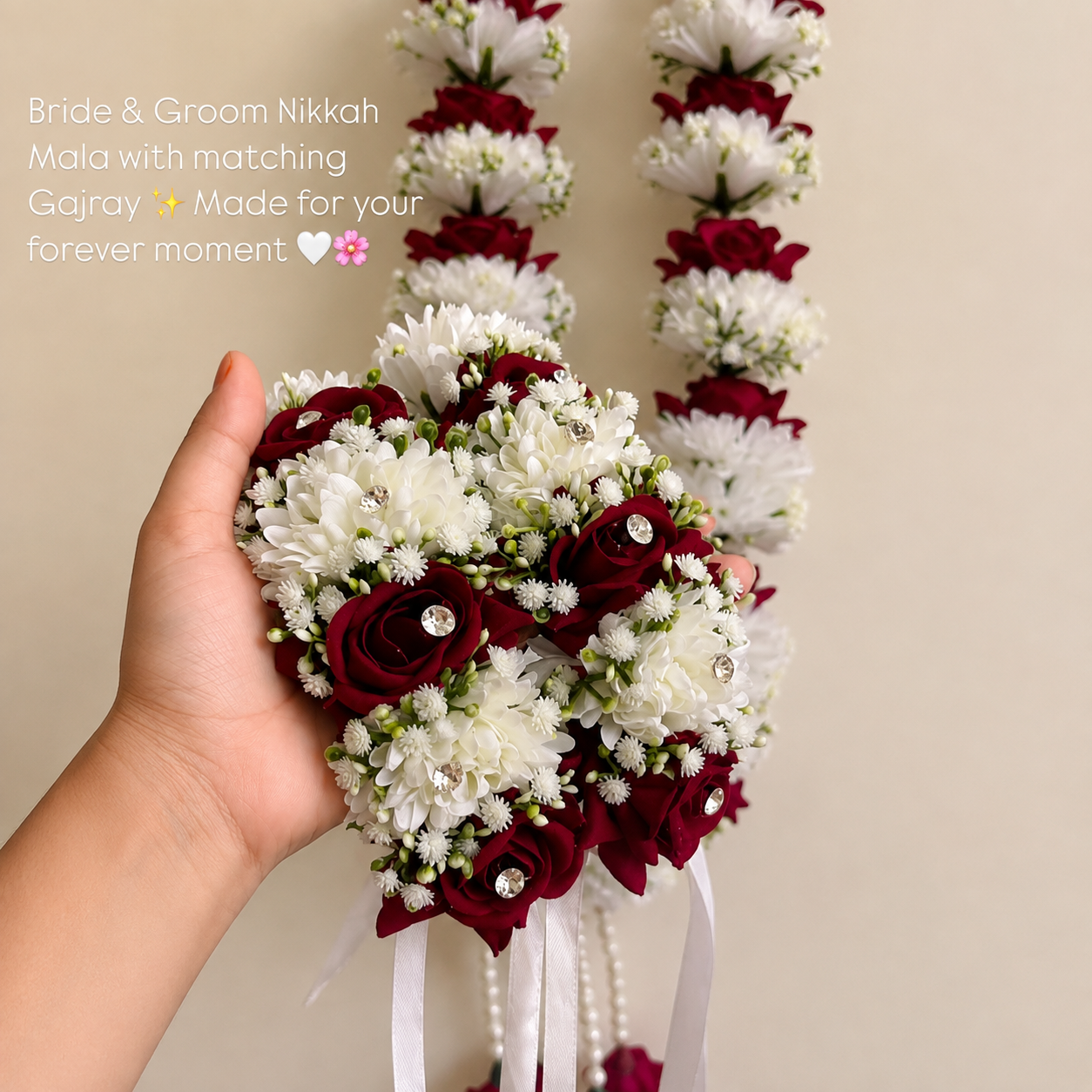 Nikkah Gajray Pair & Couple Mala