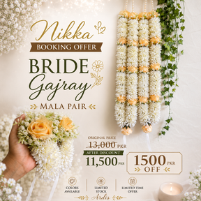 Raqs Nikkah Deal Couple Mala & Gajray Pair