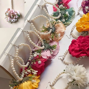 Phool Jumkah Earings bindhi  - 13 Colours