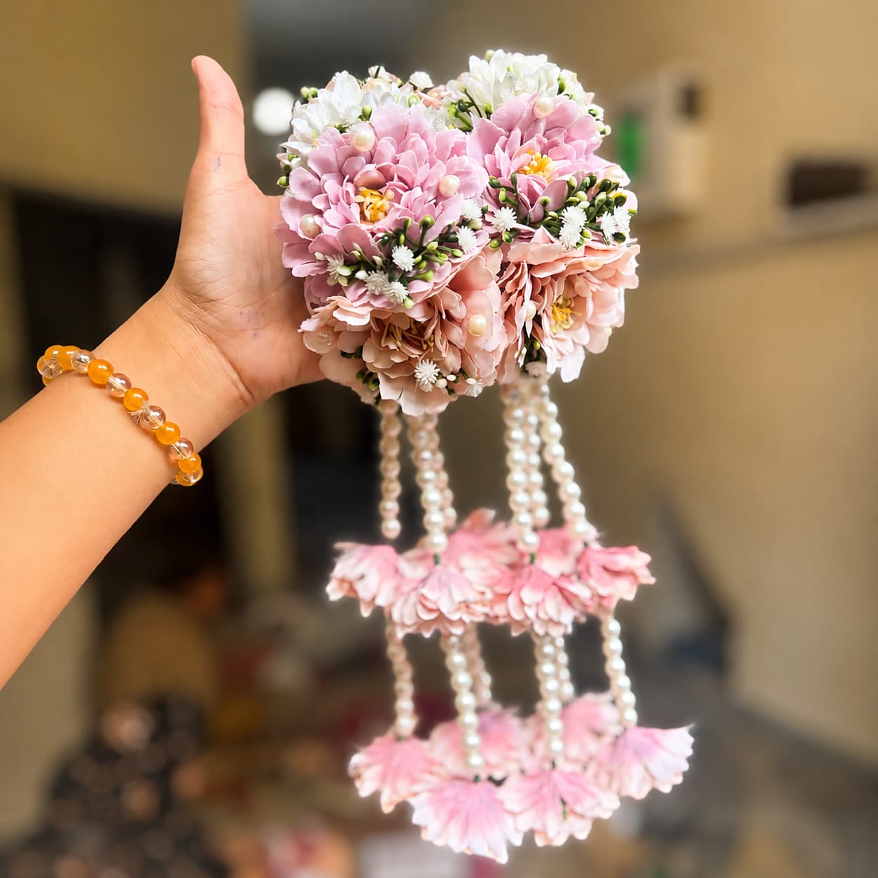 Rangrez Hanging Gajray Pair - 12 Colors