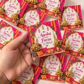 Jhumka Card Wedding Favours